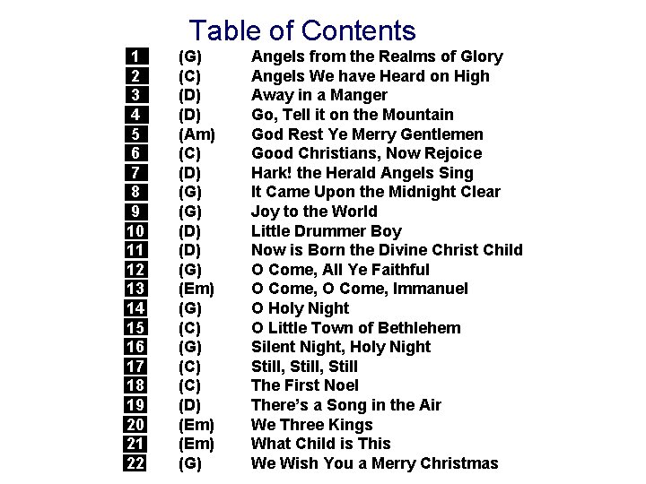 Table of Contents 1 2 3 4 5 6 7 8 9 10 11