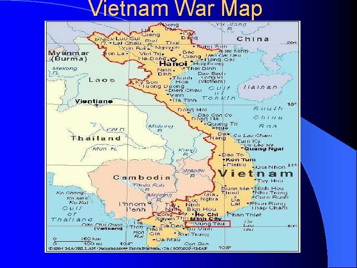 Vietnam War Map 