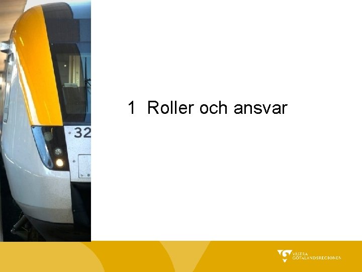 1 Roller och ansvar 