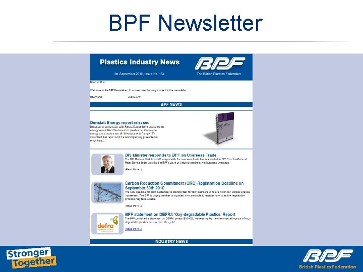 BPF Newsletter 