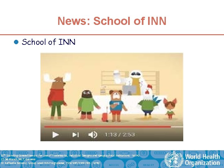 News: School of INN l School of INN 37 th Standing Committee on the