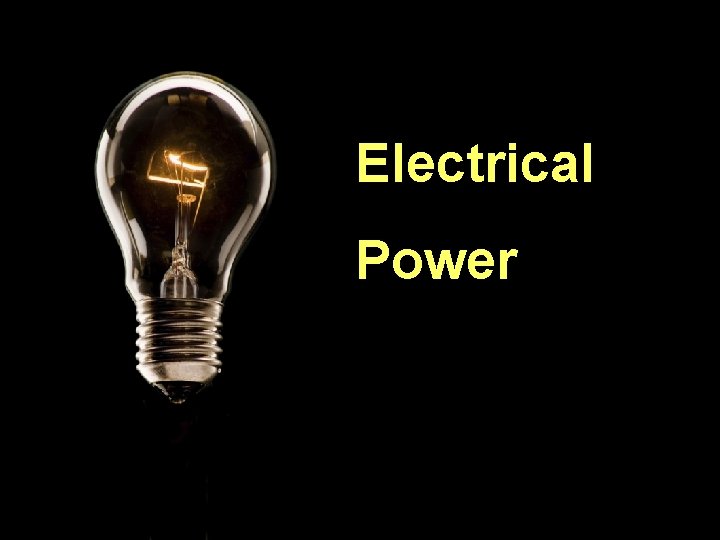 Electrical Power 