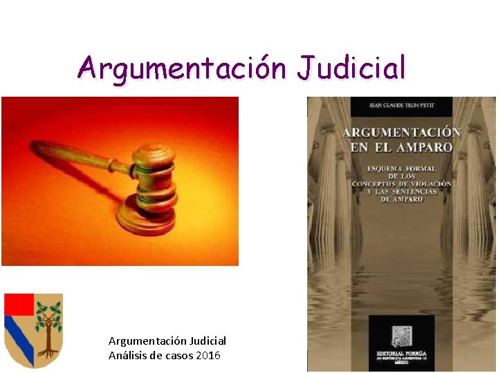 Argumentación Judicial Análisis de casos 2016 2 