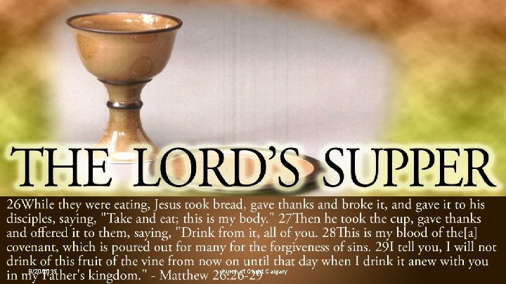 9/20/2015 church of Christ Calgary 