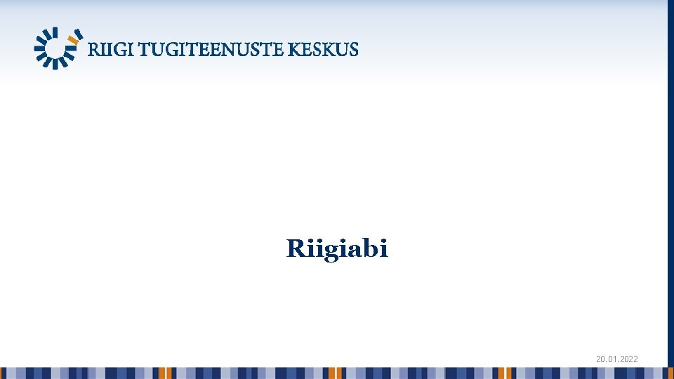 Riigiabi 20. 01. 2022 