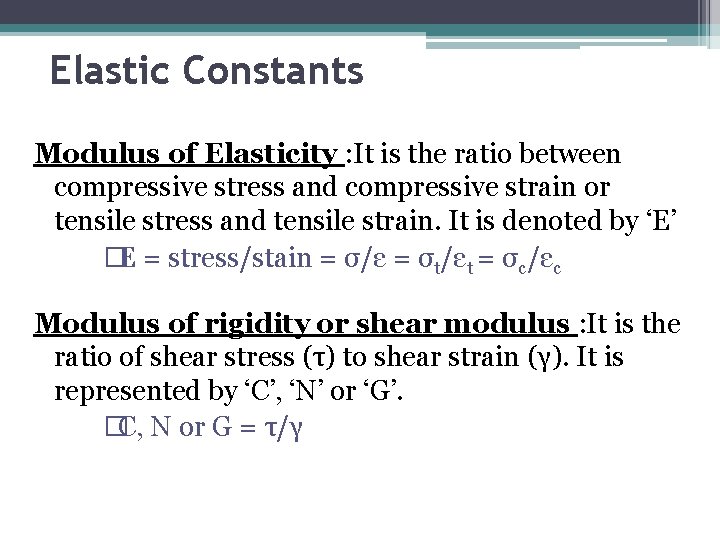 Mechanics of MaterialsME294 Lecture 4 Shear Stress and