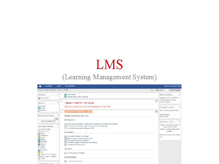 LMS (Learning Management System) 