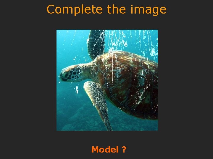 Complete the image Model ? 