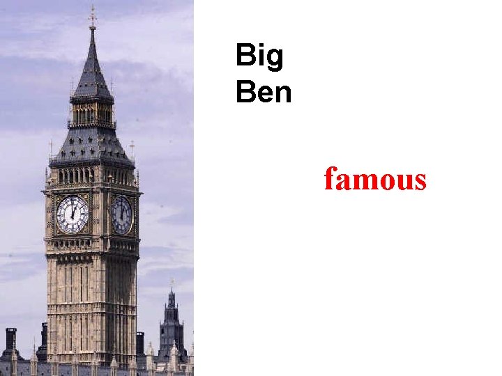 Big Ben famous 