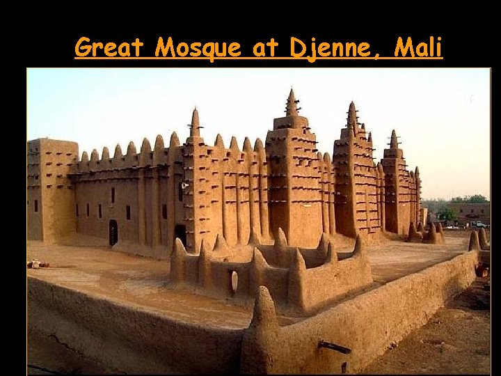 Great Mosque at Djenne, Mali 