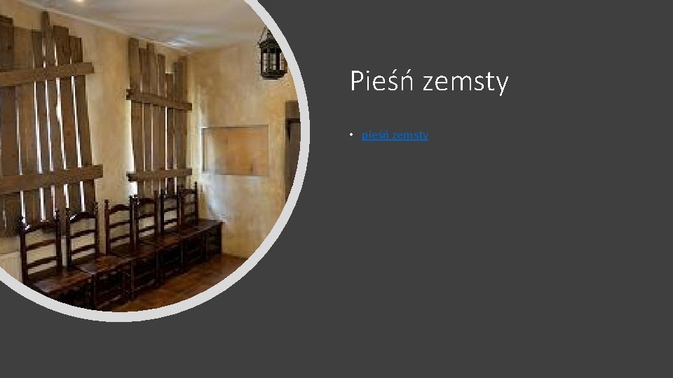Pieśń zemsty • pieśń zemsty 