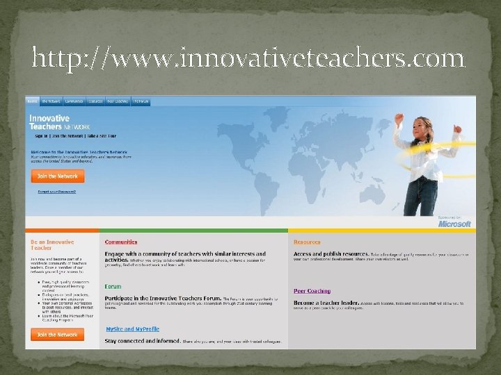 http: //www. innovativeteachers. com 