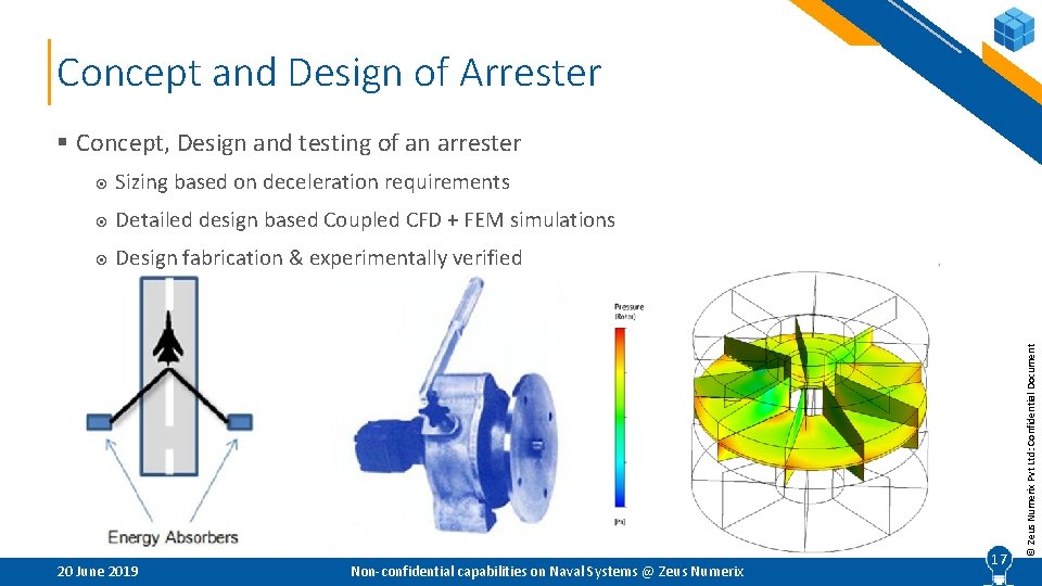 Concept and Design of Arrester Sizing based on deceleration requirements Detailed design based Coupled