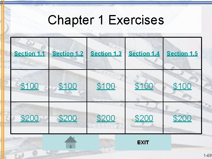 Chapter 1 Exercises Section 1. 1 Section 1. 2 Section 1. 3 Section 1.