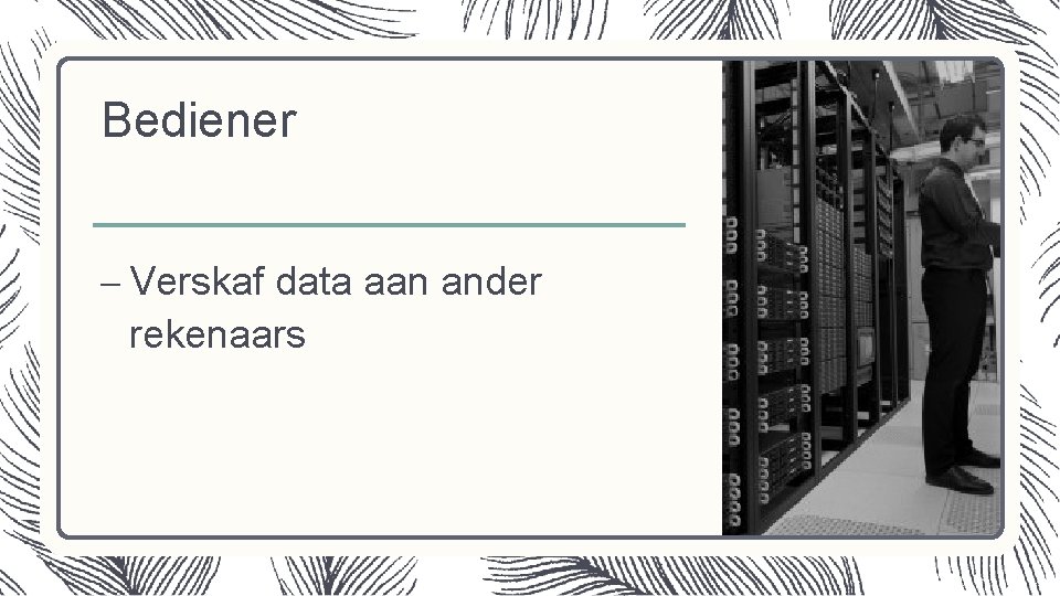 Graad 10 STELSEL TEGNOLOGIE Inleiding tot rekenaars Oorsig