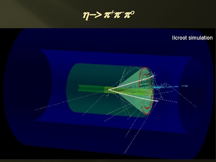 h-> p+p-po Ilcroot simulation 4/3/2019 C. Gatto - INFN & NIU 30 