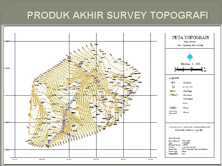 PRODUK AKHIR SURVEY TOPOGRAFI 