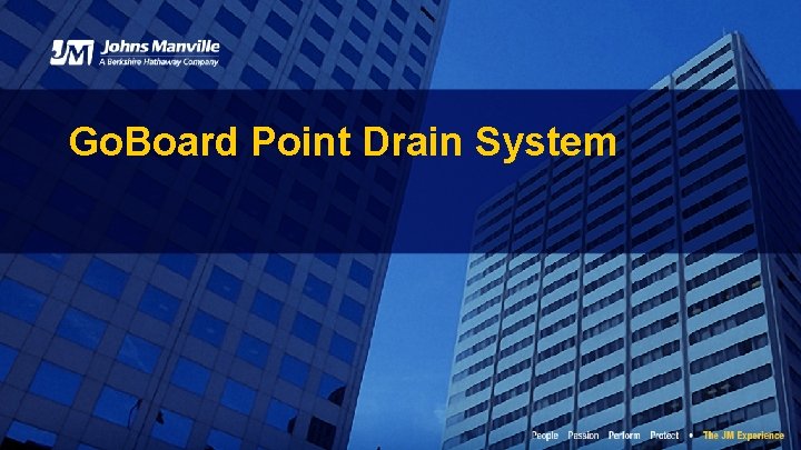 Go. Board Point Drain System 