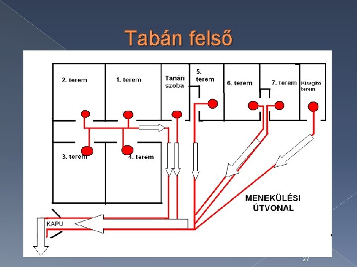 Tabán felső 27 