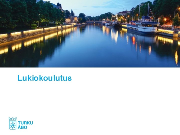 Lukiokoulutus 