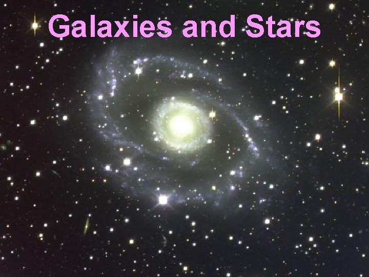 Galaxies and Stars 