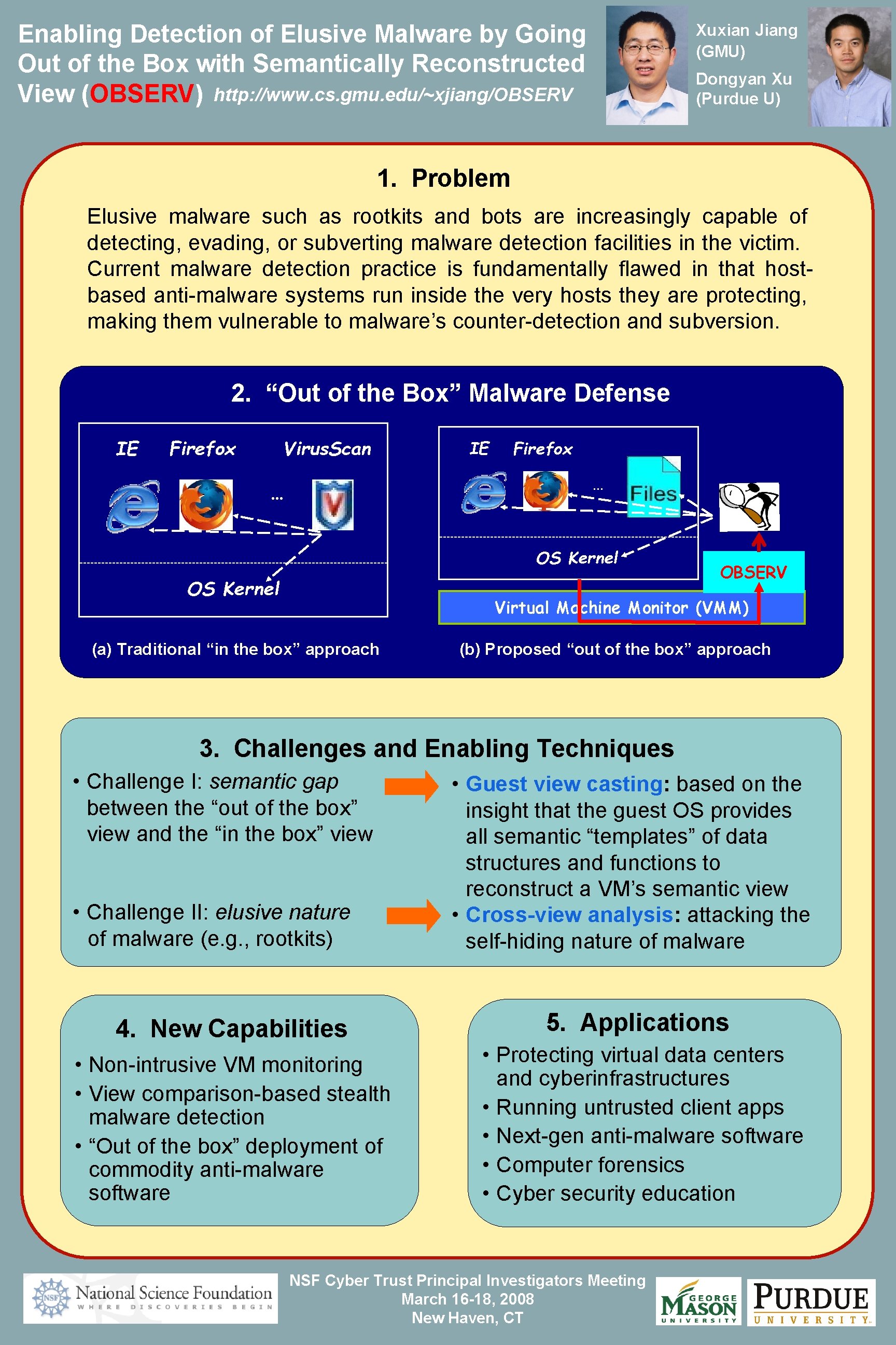 Enabling Detection of Elusive Malware by Going Out