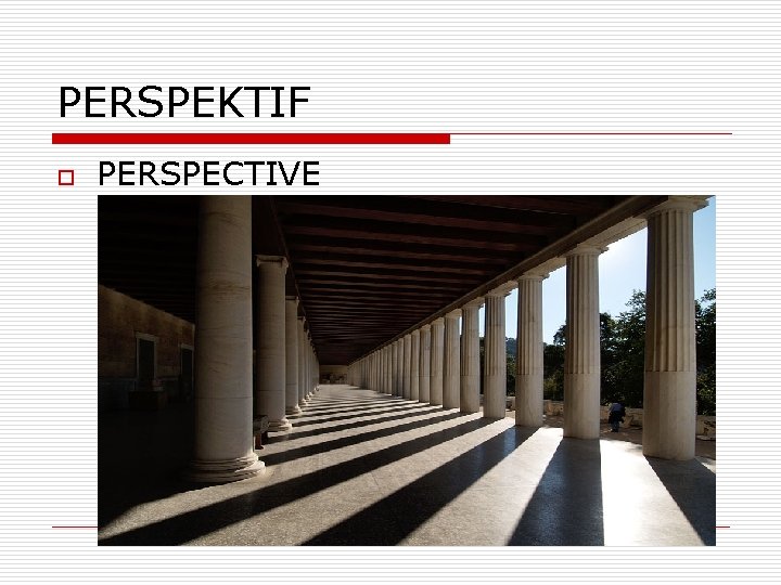 PERSPEKTIF o PERSPECTIVE 