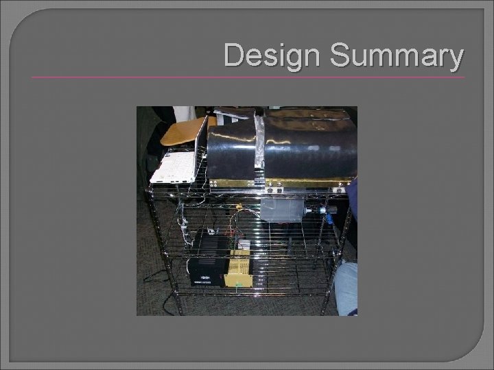 Design Summary 