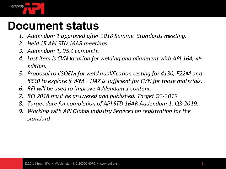 API 16 AR Specification for Drillthrough Equipment Remanufacturing