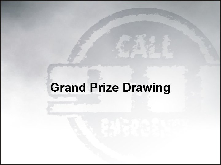 Grand Prize Drawing 