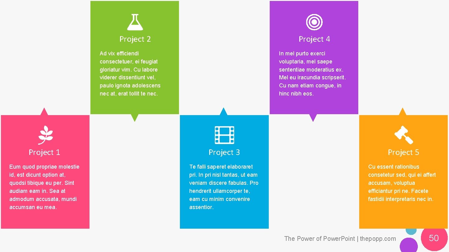 Project 2 Project 4 Ad vix efficiendi consectetuer, ei feugiat gloriatur vim. Cu labore