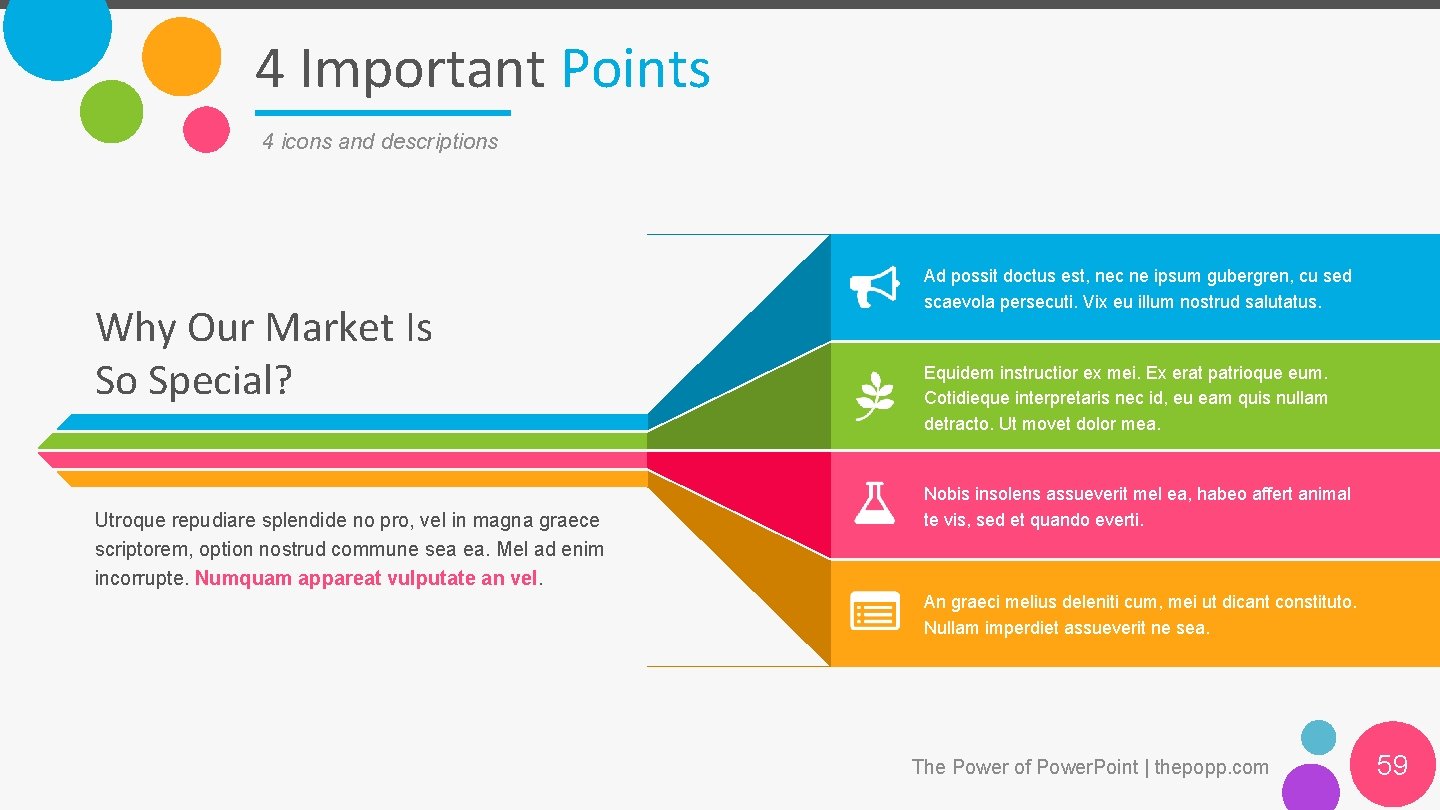 4 Important Points 4 icons and descriptions Why Our Market Is So Special? Utroque