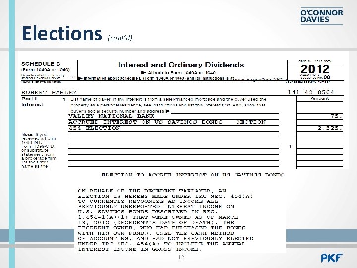 Overview of Decedents Final Individual Income Tax Return