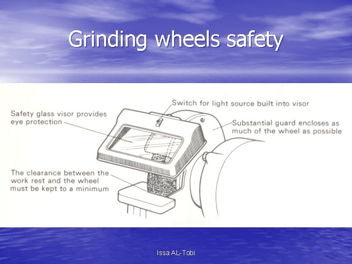 Grinding wheels safety Issa AL-Tobi 