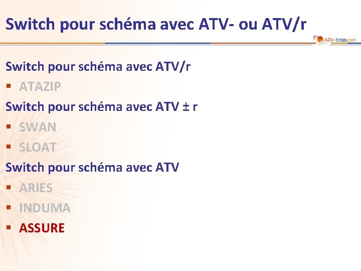 Switch pour schéma avec ATV- ou ATV/r Switch pour schéma avec ATV/r § ATAZIP