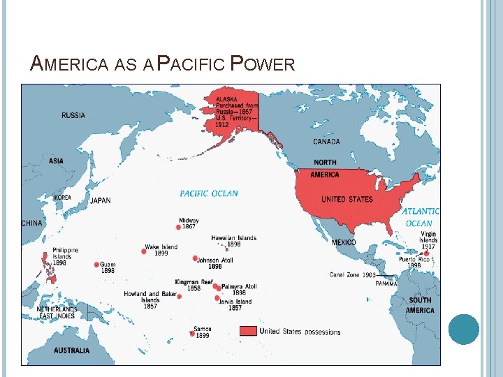 AMERICA AS A PACIFIC POWER 