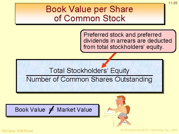 Book Value per Share of Common Stock 11 -39 Preferred stock and preferred dividends