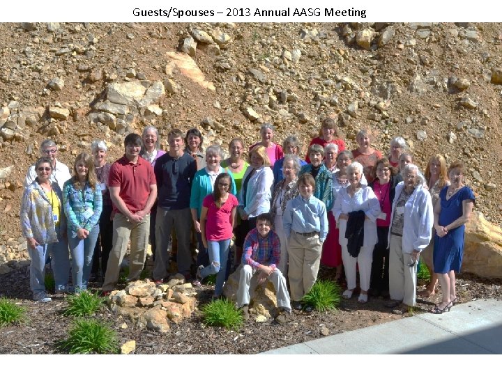 Guests/Spouses – 2013 Annual AASG Meeting 