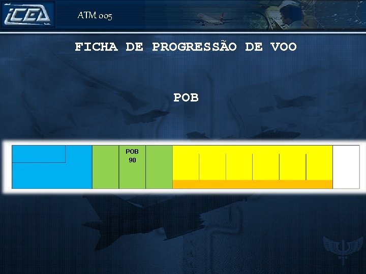 ATM 005 FICHA DE PROGRESSÃO DE VOO POB A 320/M ICEA DEP A 4120