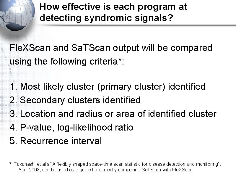 How effective is each program at detecting syndromic signals? Fle. XScan and Sa. TScan