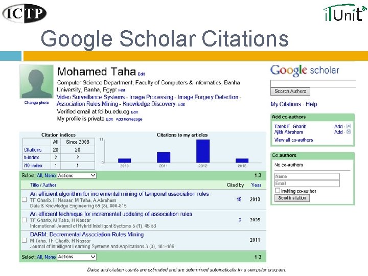 Google Scholar Citations 