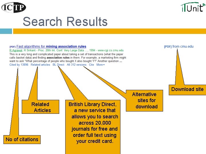 Search Results Related Articles No of citations British Library Direct, a new service that