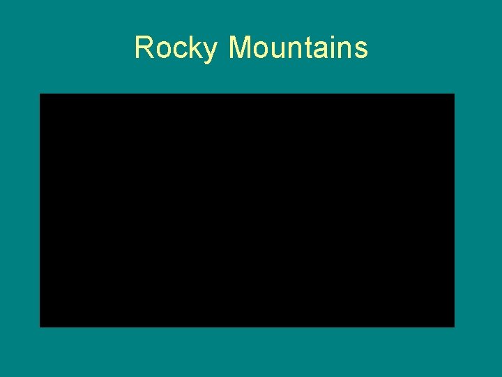 Rocky Mountains 