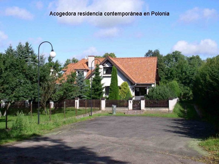 Acogedora residencia contemporánea en Polonia 