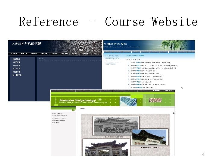 Reference – Course Website 4 