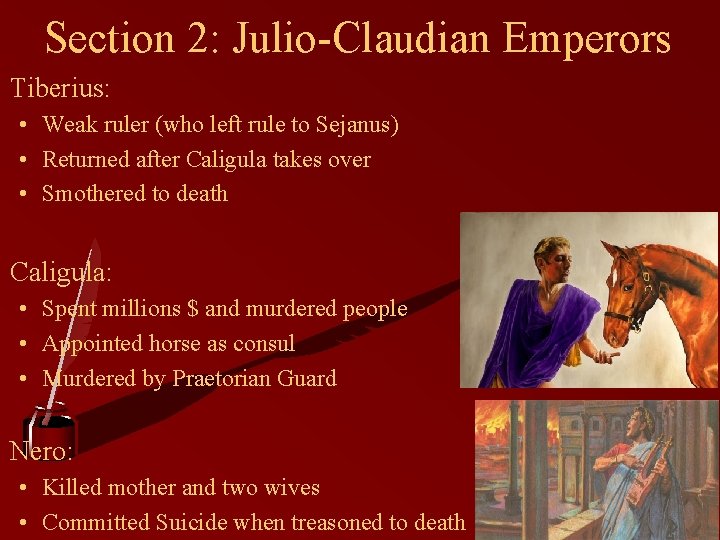 Roman Empire Lesson 4 Sections Section 1 Caesar