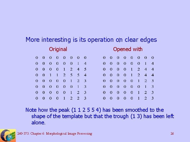 More interesting is its operation on clear edges Original Opened with Note how the