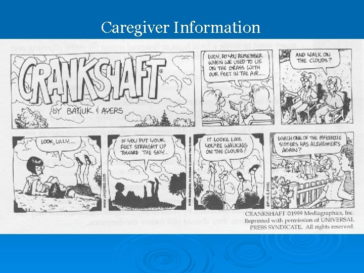 Caregiver Information 