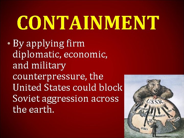 WRITING PROMPT After World War II the US