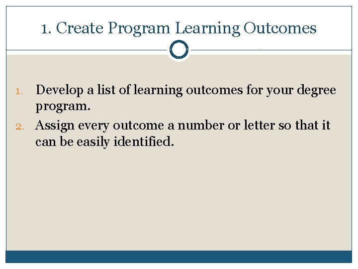 Program Assessment Plans Step by Step MUS ASSESSMENT
